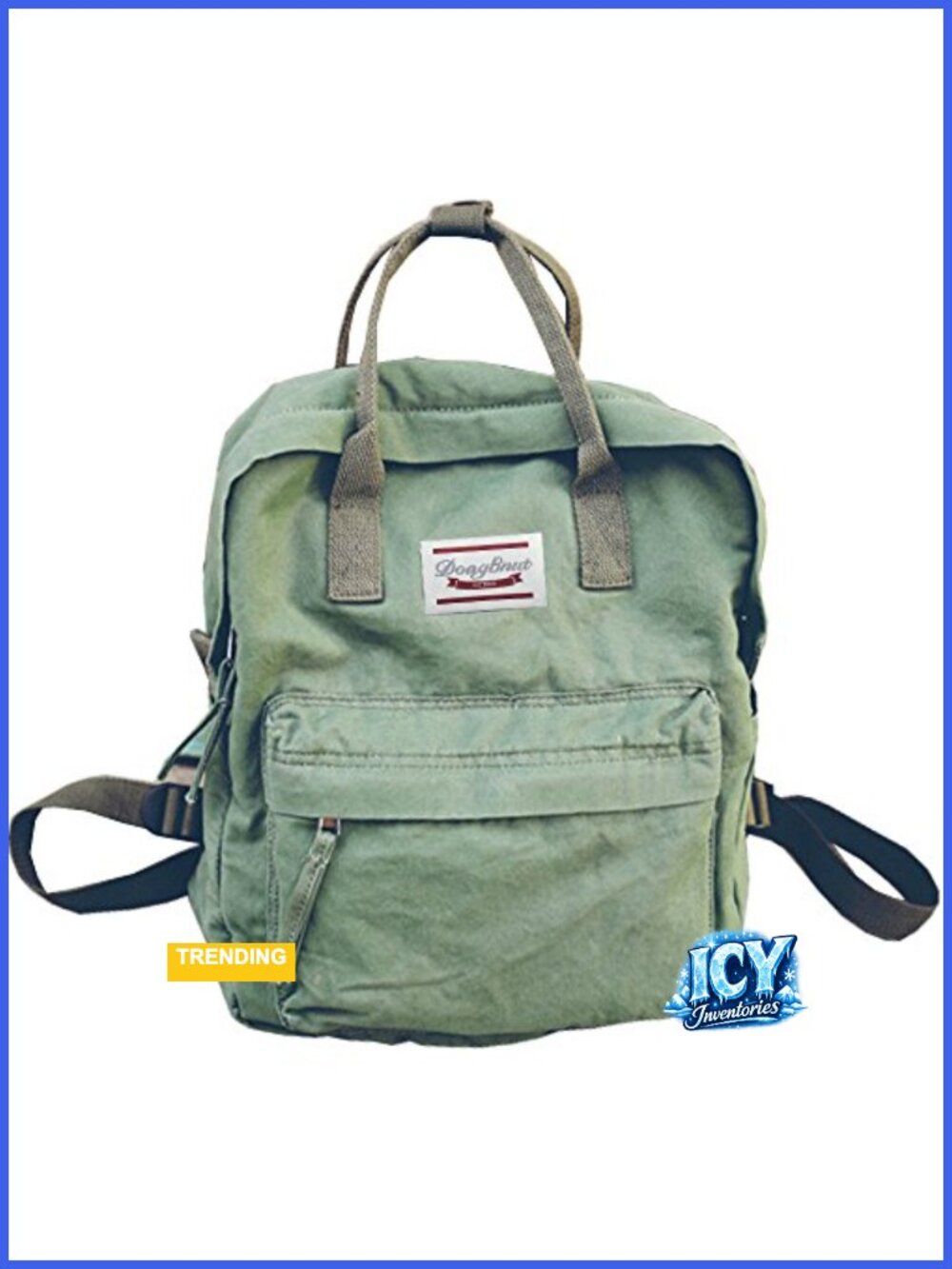 LuckyZ Womens Canvas Backpack Travel Daypack Handbag Purse Lightweight